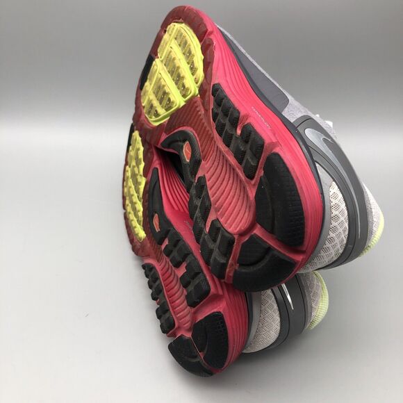 NIKE Lunar Eclipse Flywire Womens Athletic Shoes Grey/Pink 408580-100 Size 8.5 - Picture 16 of 16